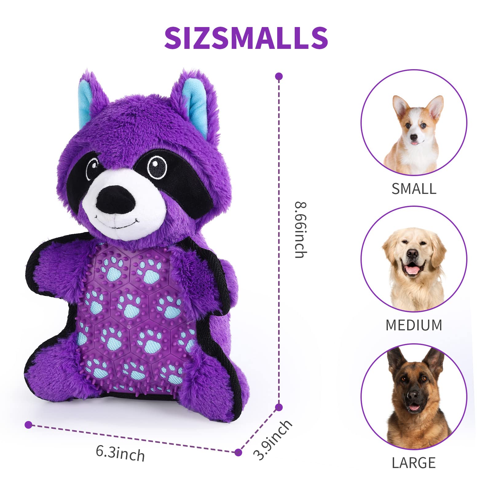 PrimePets Kauspielzeug Für Hunde – Quietschend, Zahngesund & Robust