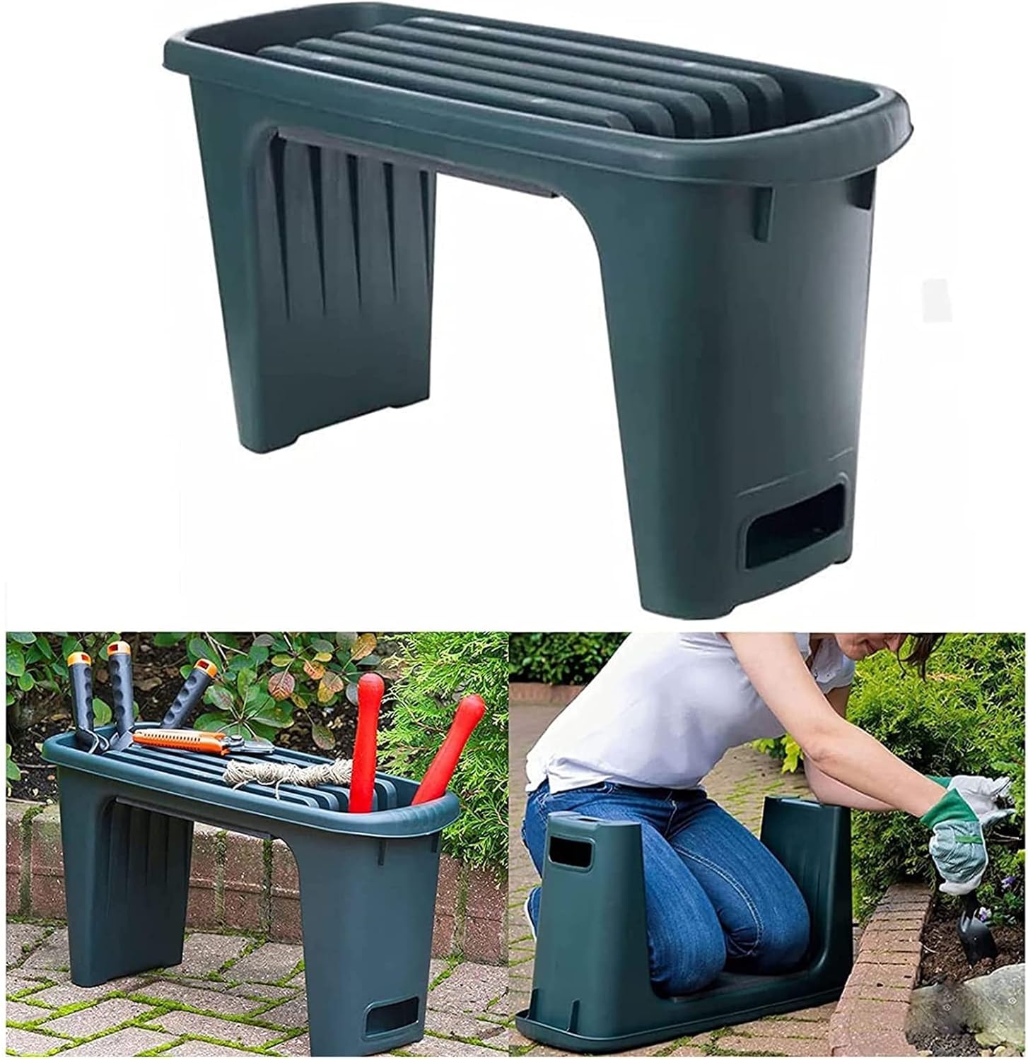 IAKAEUI Garden Kneeler, Portable Gardening Seat with