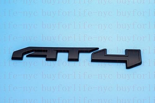 Miniatura 5 de Kit de emblemas de Canyon AT4 V6, 5 unidades, insignia 3D, repuesto para guardabarros trasero Dorr para Canyon 2021-2022 (negro mate rojo)