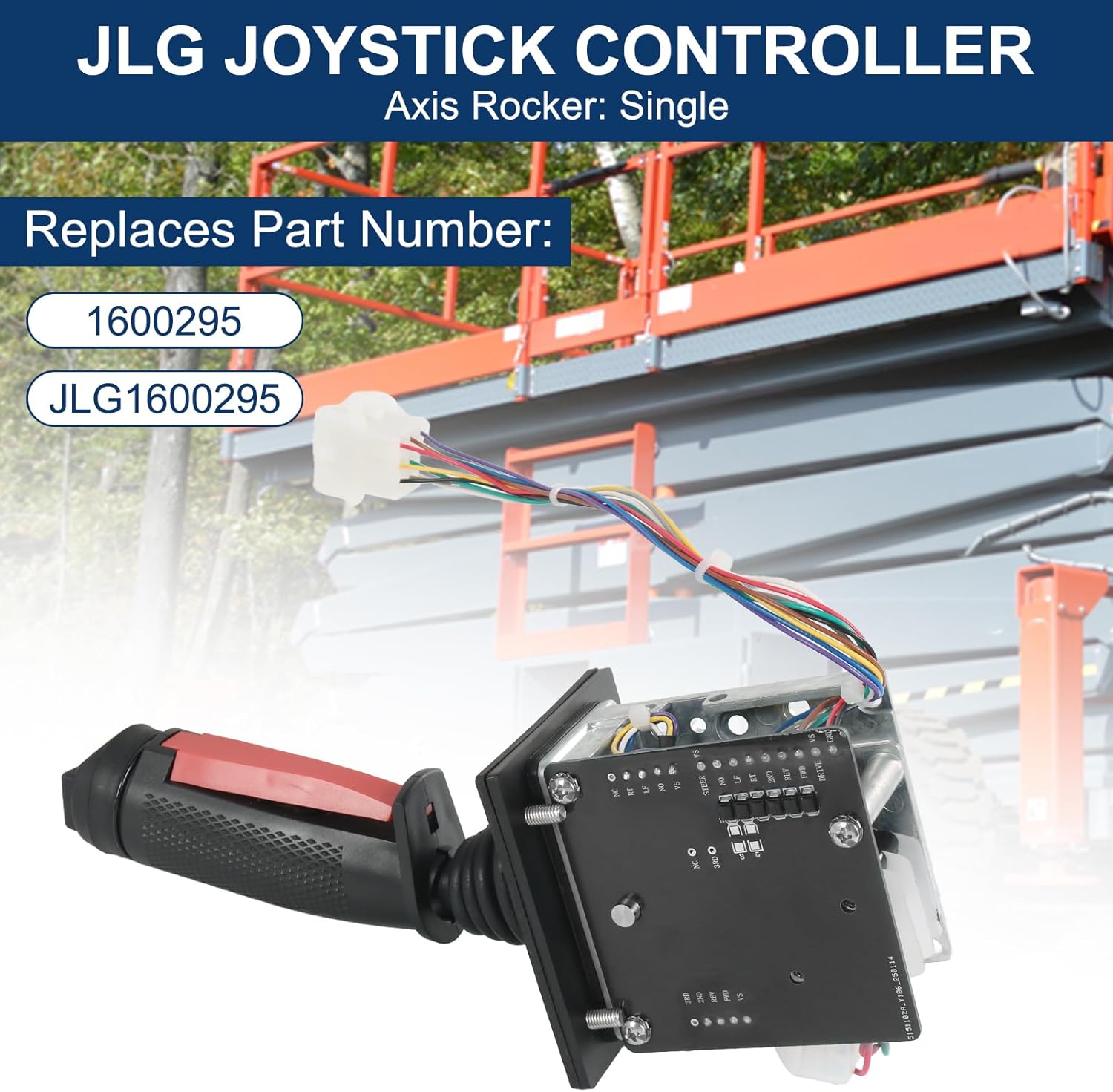 Joystick Controller 1600295 JLG1600295 Compatible with Scissor Lift E2 1532E2 1932E2 2032E2 2632E2 2646E2 3246E2