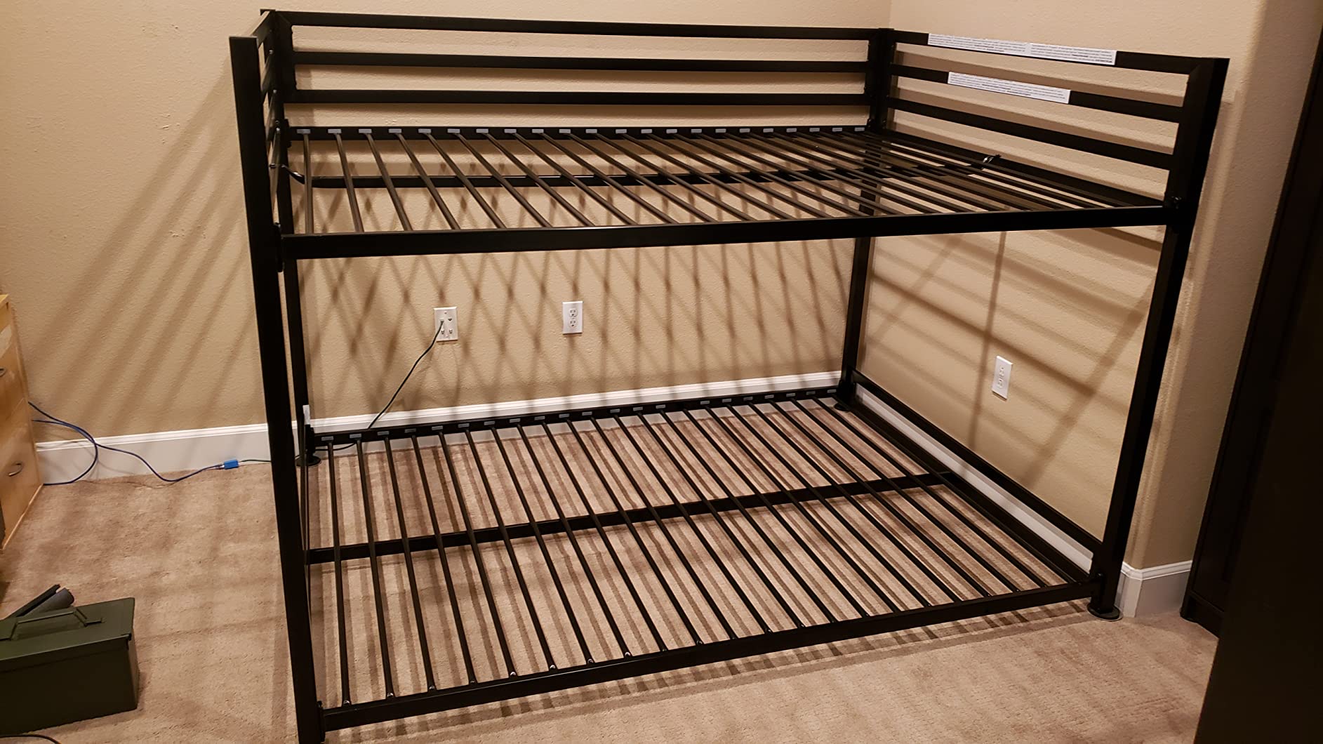 43/mo Finance DHP Miles Metal Bunk Bed, Silver, Full over Full Buy