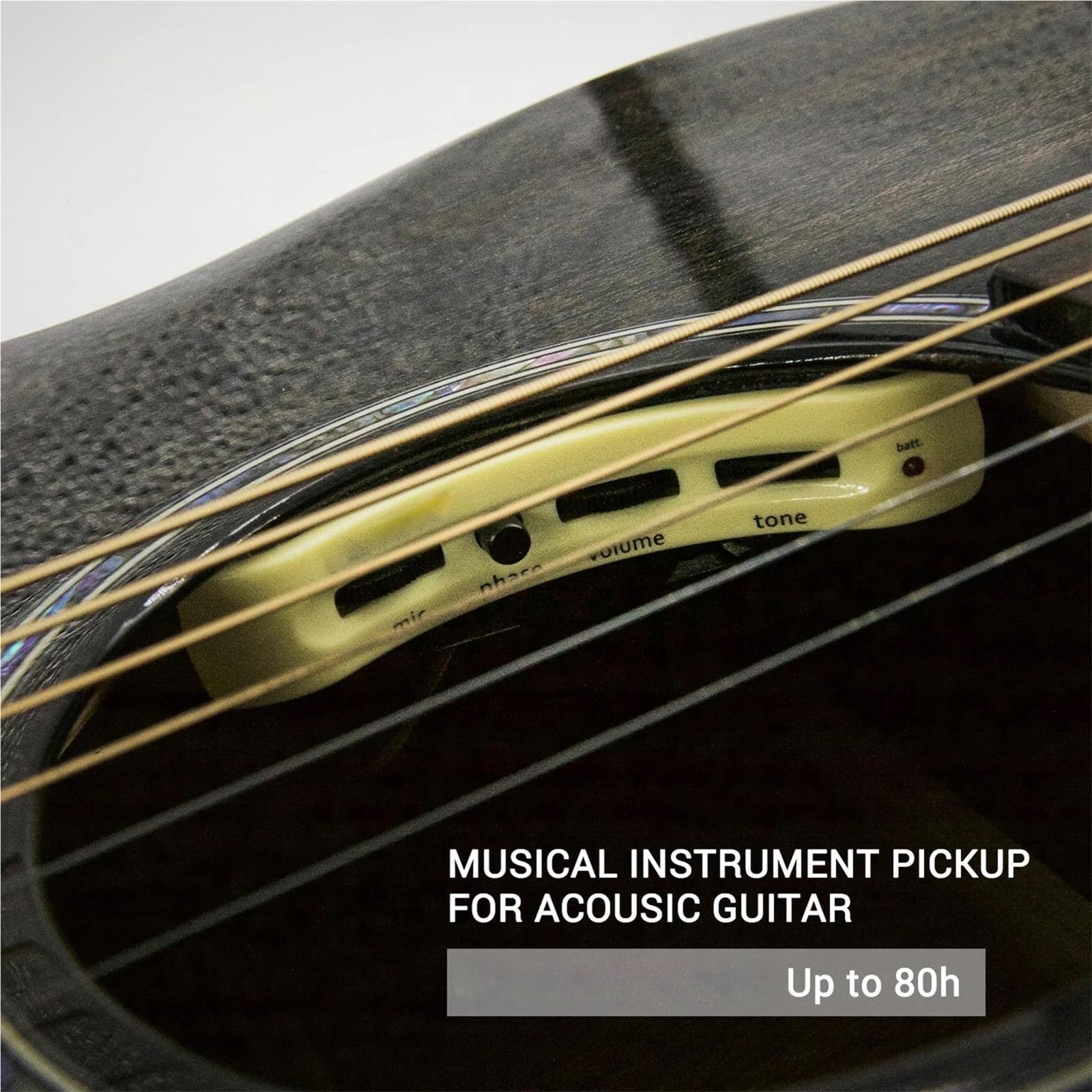 Preamplificatore Per Pickup Per Chitarra Pickup Per Strumenti Musicali Con Controllo Del Volume E Del Tono Pickup Per Chitarra Acustica Professionale