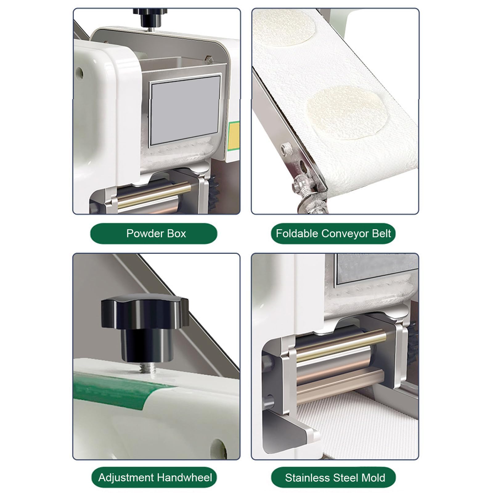 Automatische Knödelverpackungsmaschine, kommerzielle Wan-Tan-Hautmaschine