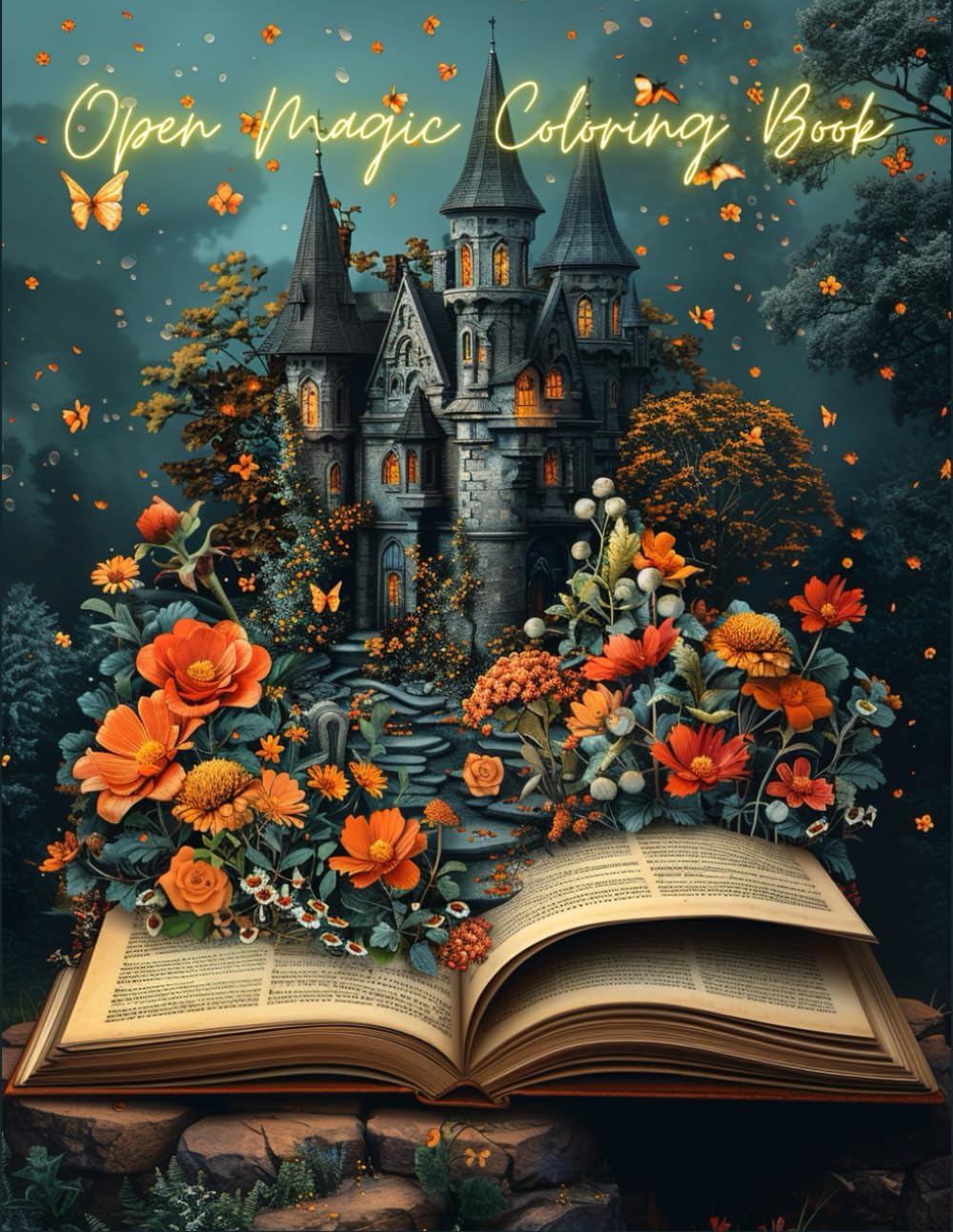 Open Magic Coloring Book: Relax, Unwind, and Enter a World of Magic