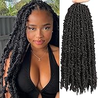 Vista 24 de Leeven Mechones de cabello estilo Bob de 12 pulgadas con diseño de mariposa marrón – 6 paquetes de trenzas de diosa desgastadas