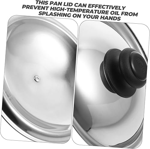 Miniatura 3 de DOITOOL Tapa de sartén de cúpula universal tapa de olla cubierta de metal para olla Wok vaporera acero inoxidable estilo aleatorio