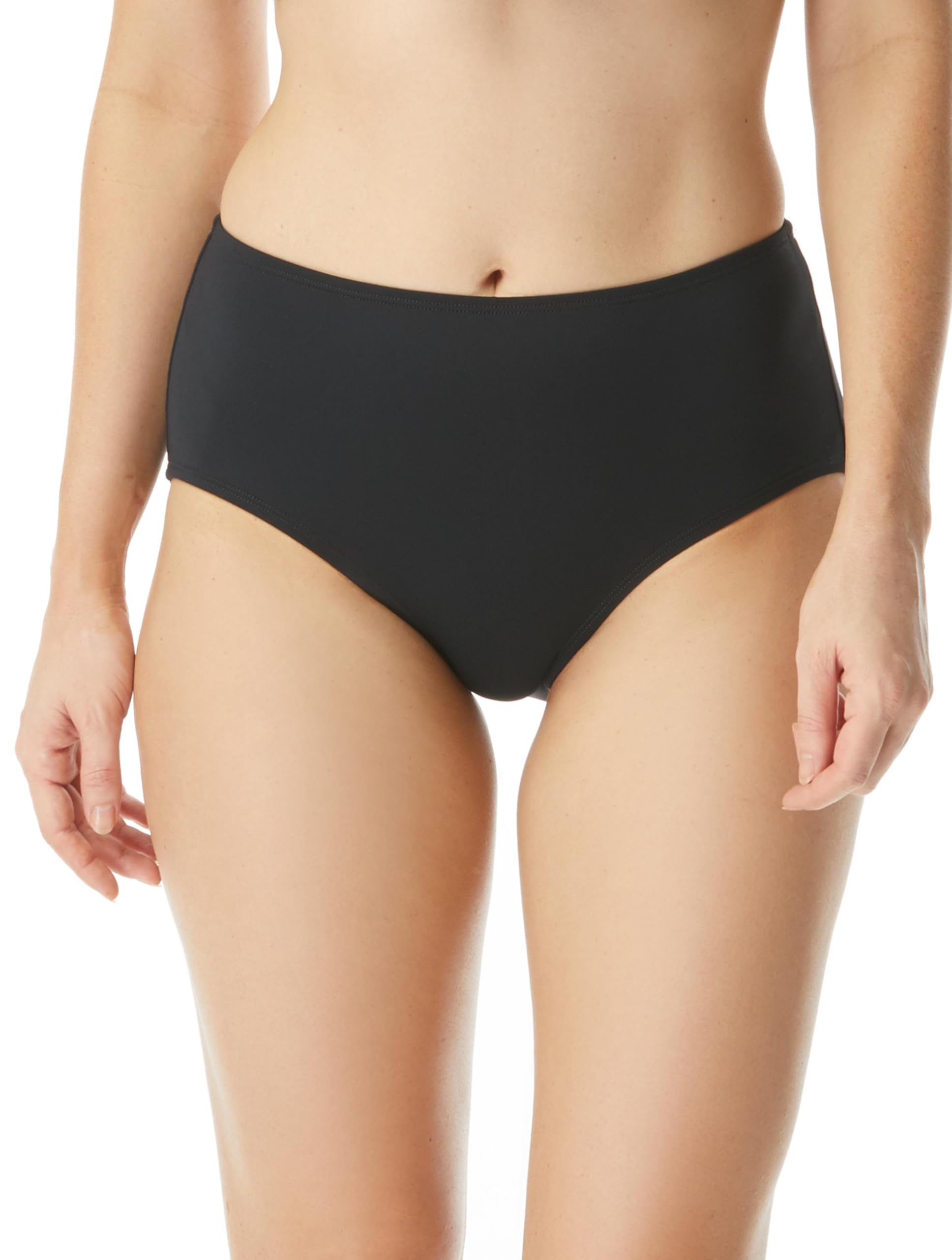 beach house Plus Size Chloe High Waisted Bikini Bottom - Full Coverage Swim Bottom-picture-29