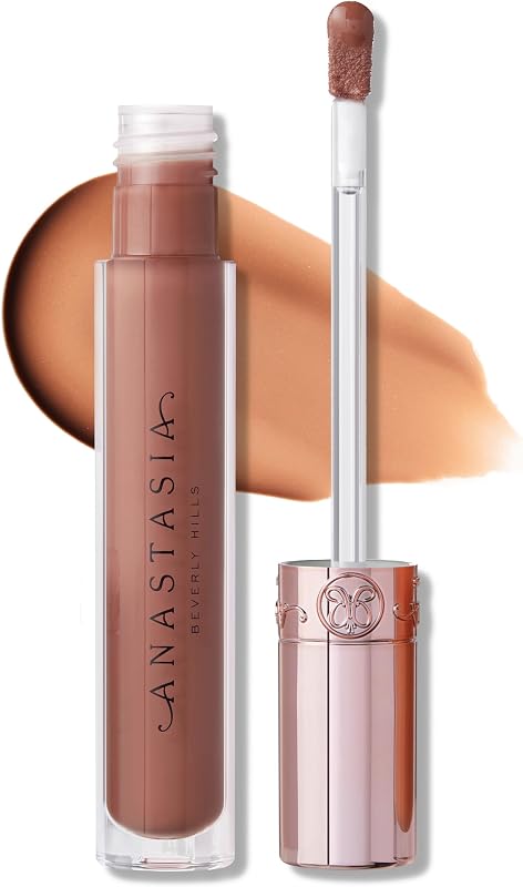 Anastasia Beverly Hills - Brillo de Labios Luminoso Universal Tintado | Alto brillo similar a un espejo, intensidad de pigmento total, aplicador de paleta de precisión, gama versátil de acabados múltiples, vainilla de lujo.