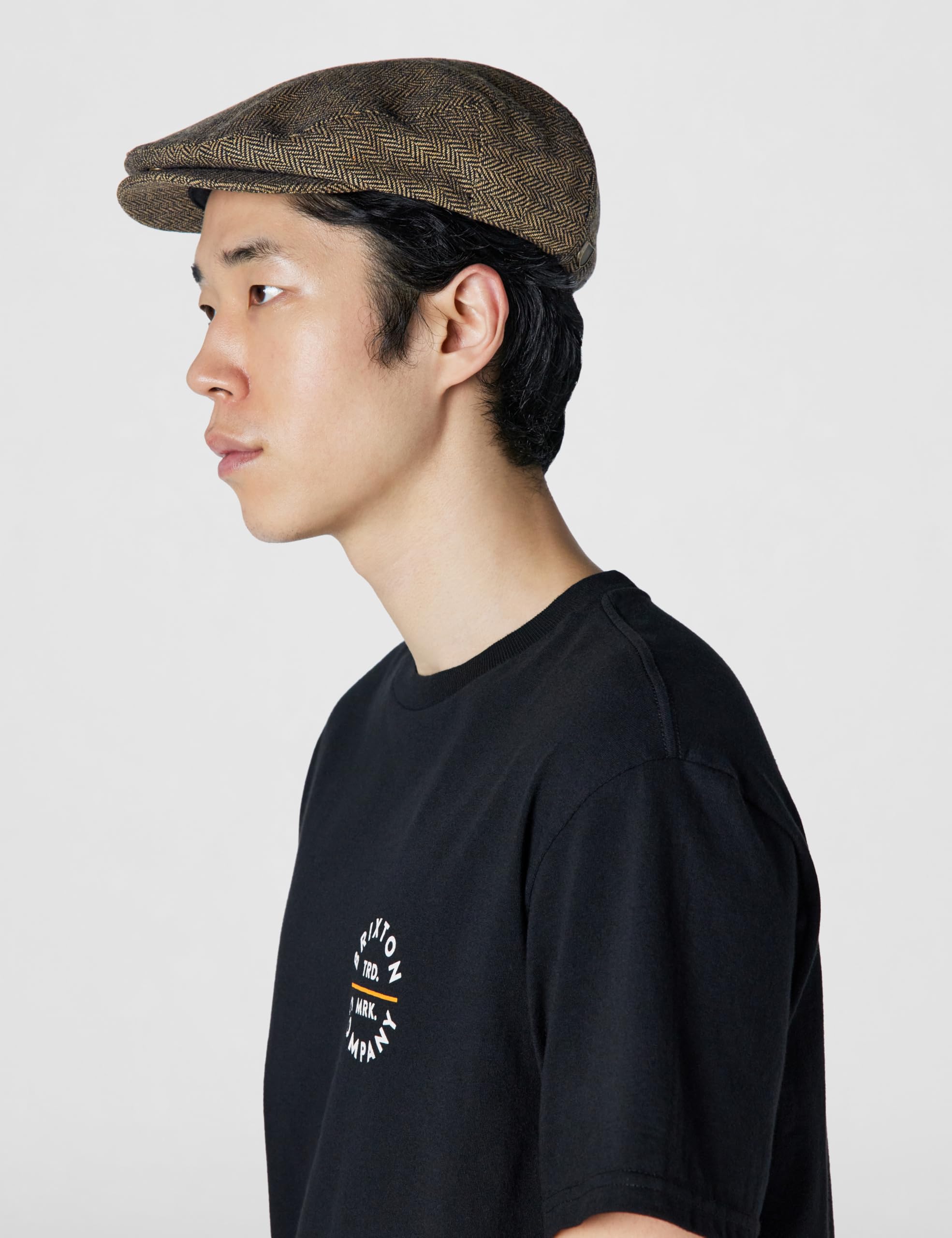 Brixton Kapelusz Hooligan Driver Snap Hat Beret, brązowy/khaki, L, Br?zowy/Khaki, L