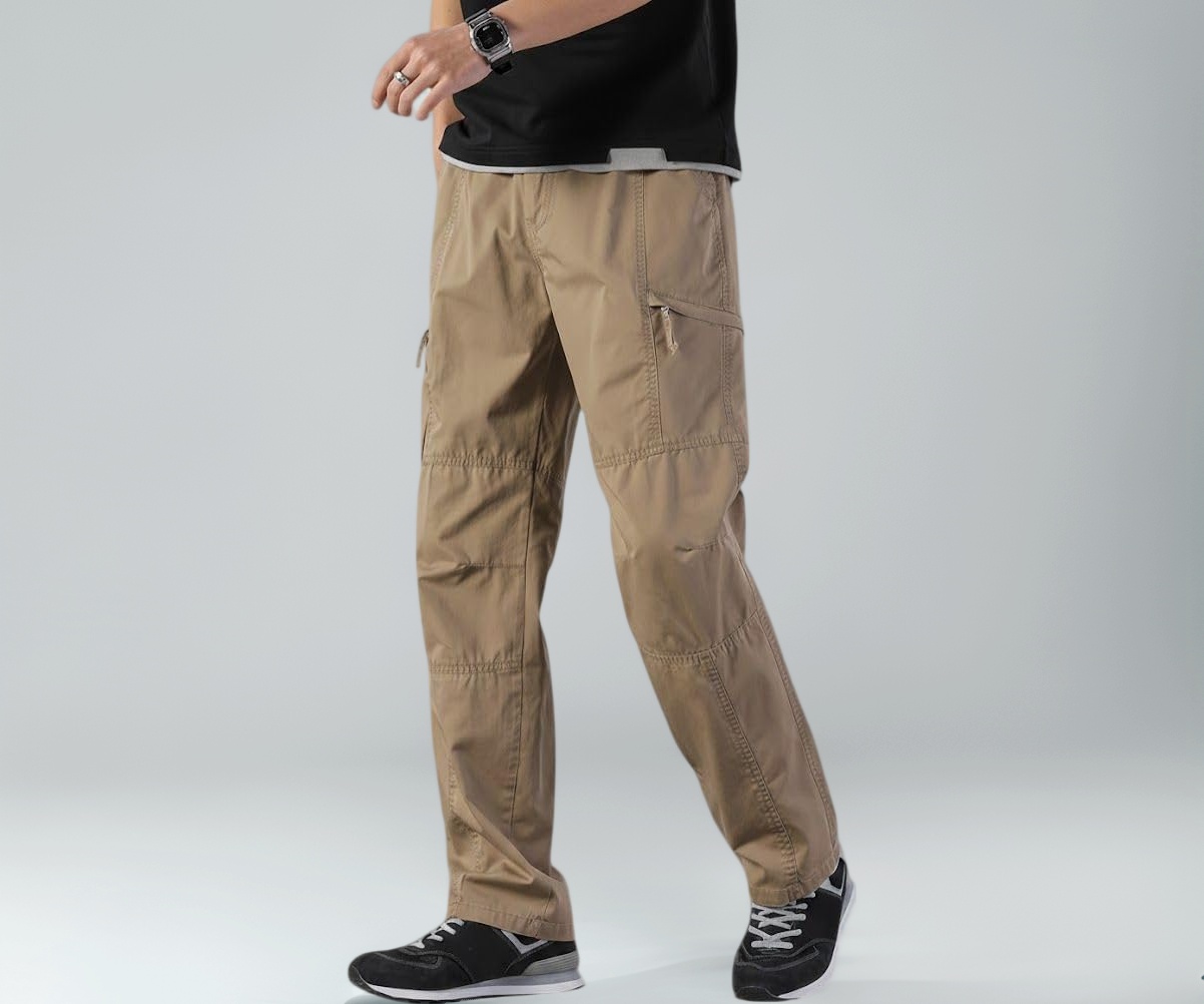 THE FEBZA Men’s Cargo Pants | Casual Cotton Cargo Trousers for Men |