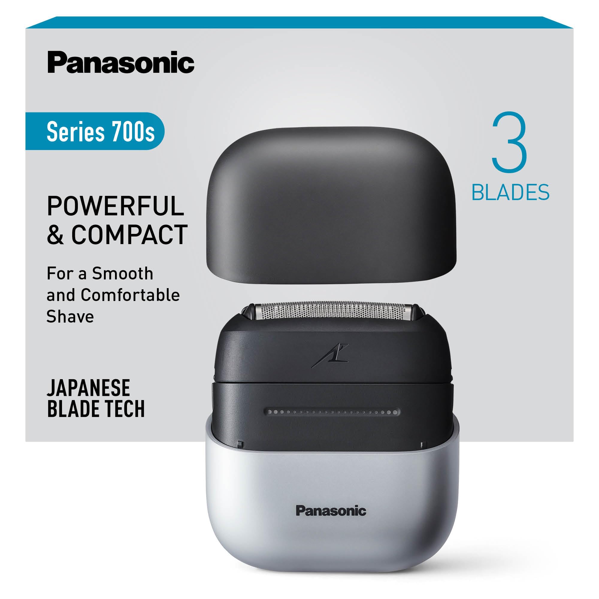 Panasonic Es-Cm3bks511 Wet & Dry Foil Shaver - Black, Black