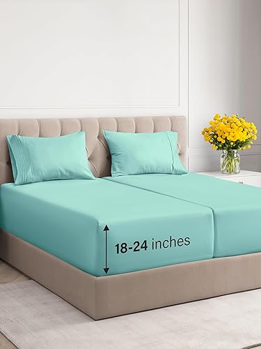 CGK Unlimited - Juego de sábanas para colchones de 21pulgadas