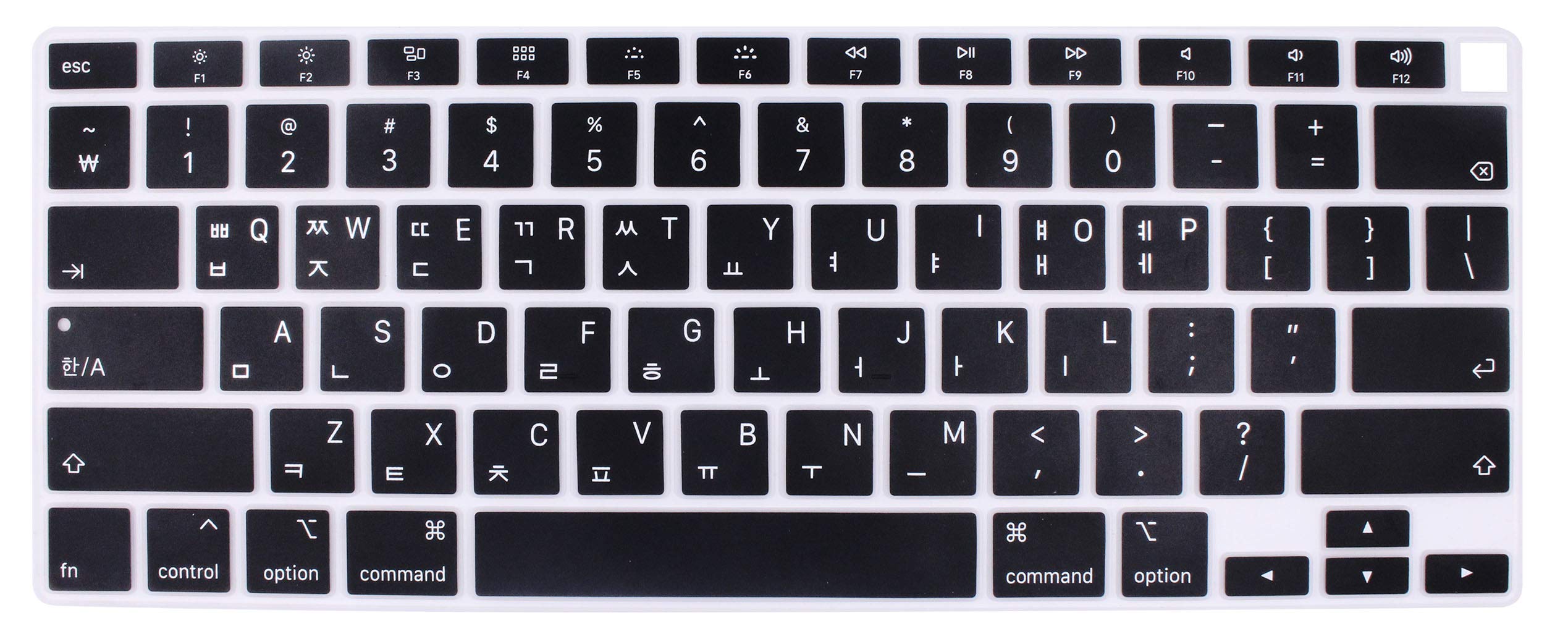 Amazon.co.jp: 韓国語シリコンキーボードカバースキンプロテクター