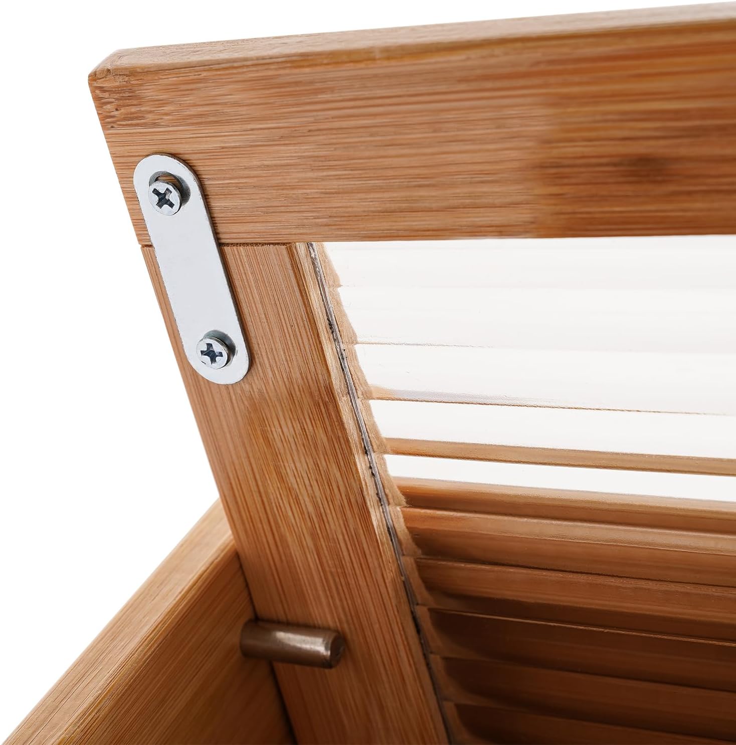 2-Tier Kitchen Storage Cabinet, Mini Countertop Cabinet, Bamboo Countertop Storage Cabinet with Flip-Up Door Organizer Shelf for Spice Bottles, Plates, Cups,Dish, Bowl, Spice Counter Top Cabinet