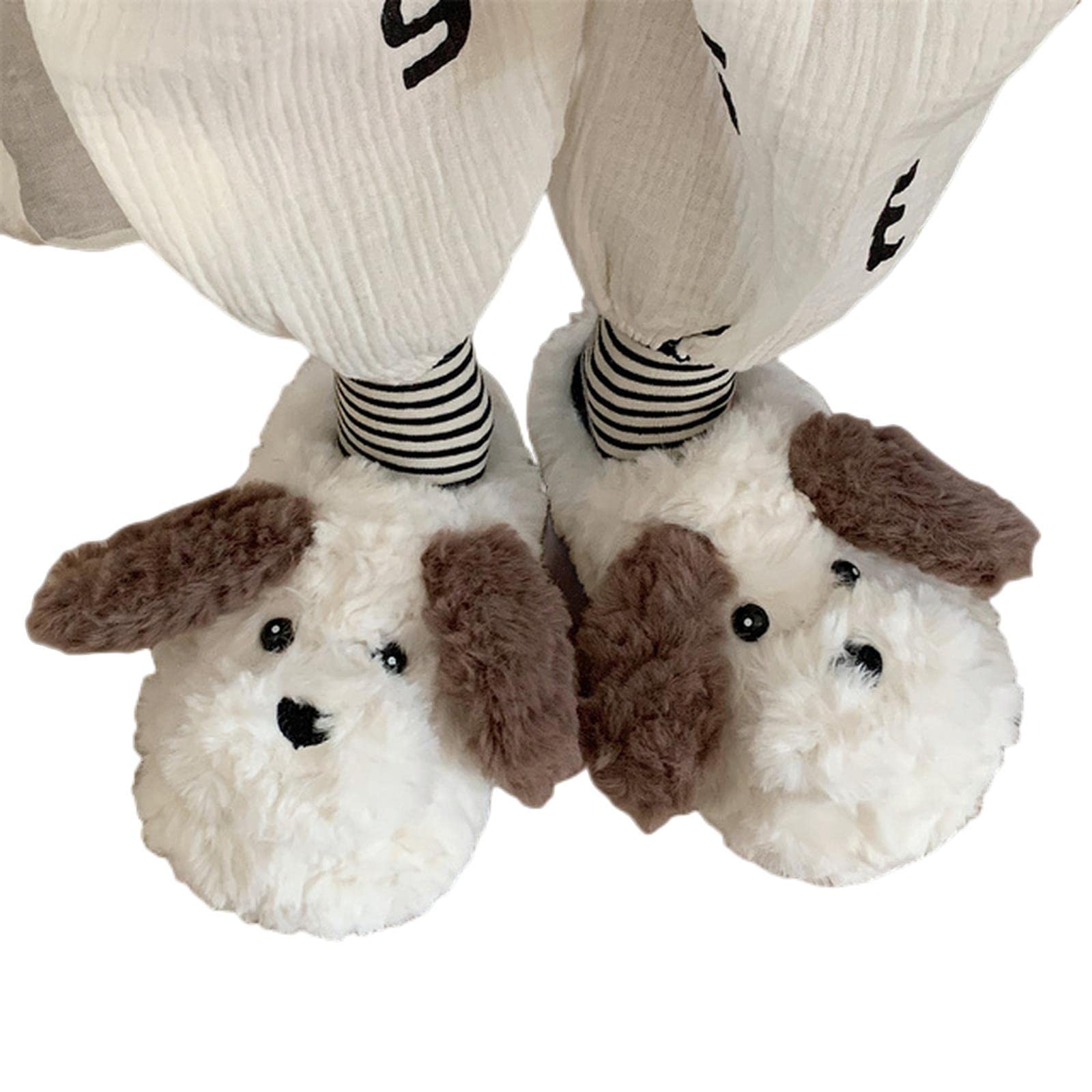 Pantofole Donna Coppia Divertente Adorabile Rana Cotone Pantofole Inverno Studentessa Anti -Slip Calda Peluche Da Casa Da Uomo E Scarpe Da Donna