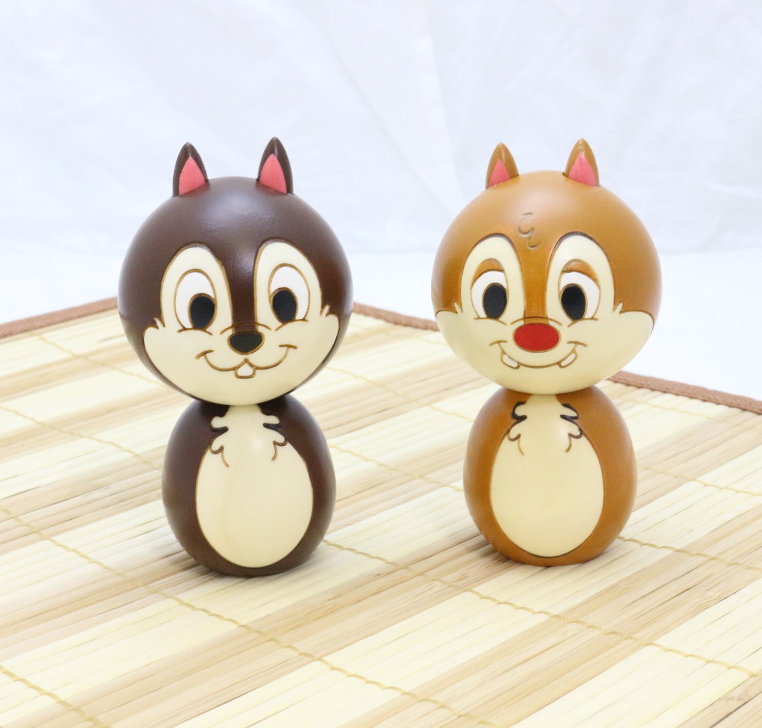 卯三郎　こけしセット 箱付き　チップ・デール チップ・デール こけしセット 箱付き 卯三郎 ディズニー チップ