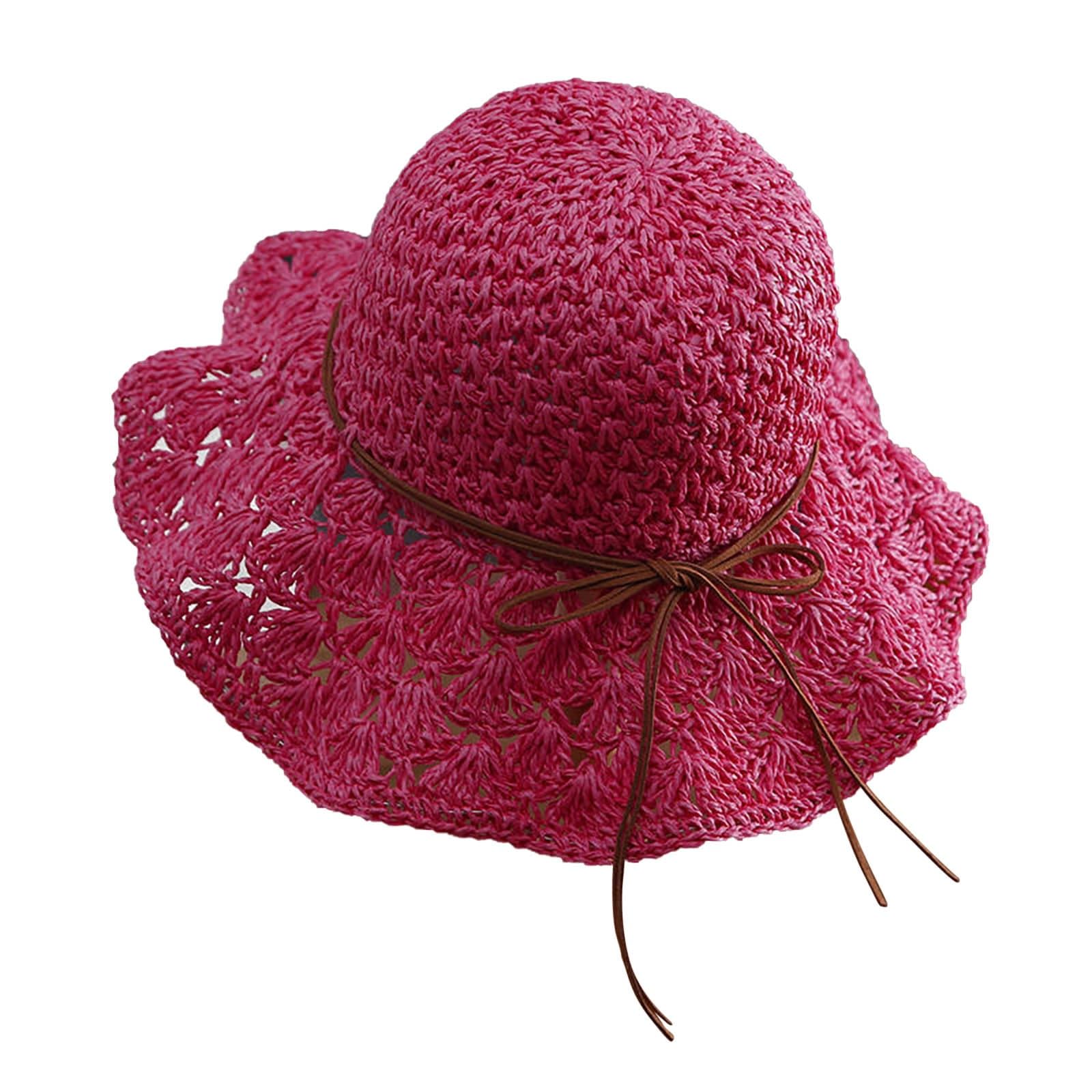 Cappelli estivi da donna cappello da festival cappelli da sole per tesa larga 50+ Panama Fedora pieghevole pieghevole cappello da spiaggia da donna matrimonio