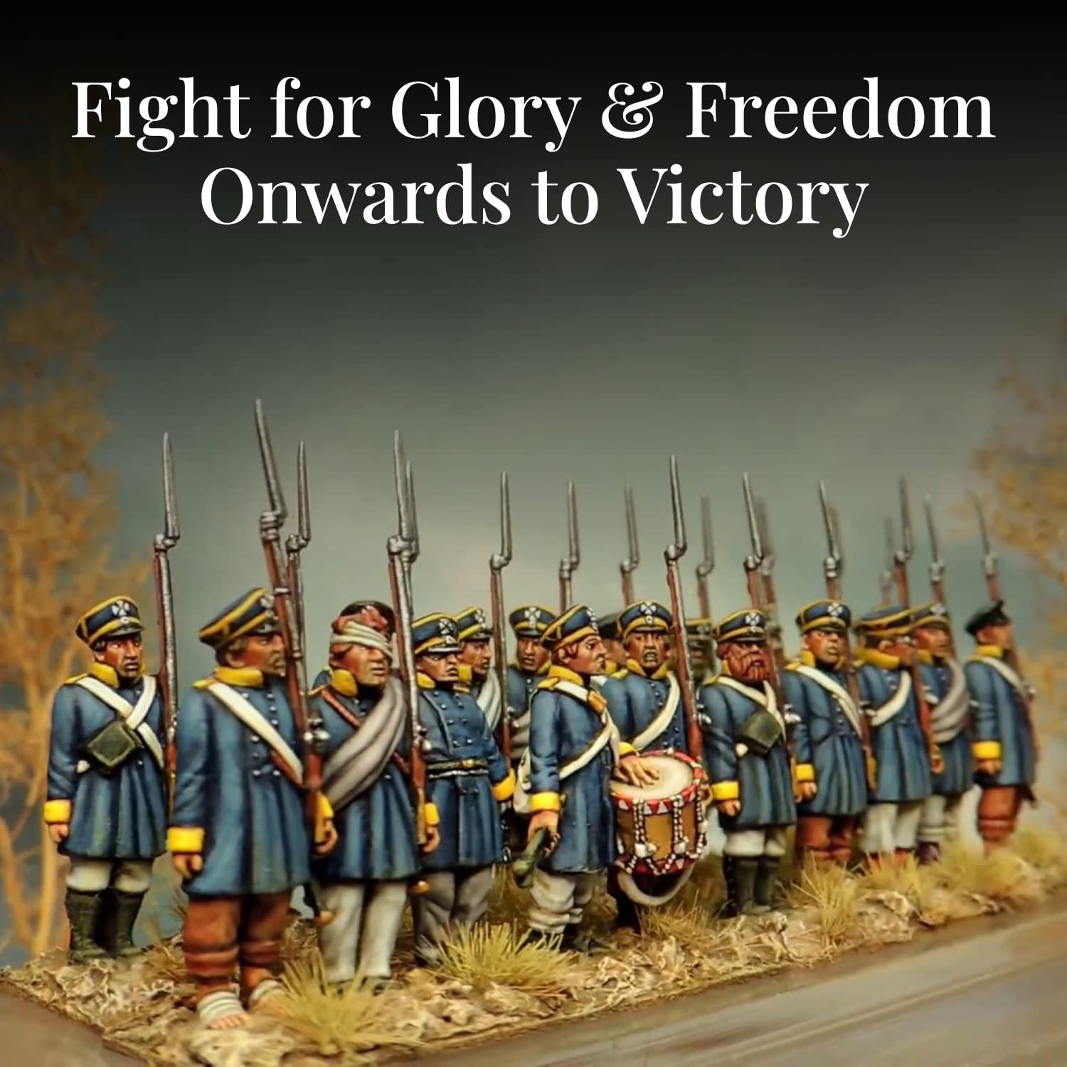 Black Powder Epic Battles: Napoleonic Prussian Casualty Markers - 18 Resin Miniatures For Wargaming