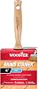 Wooster Brush Available F5119-4 Bravo Stainer Bristle/Polyester Stain Brush, 4 Inch, 4-Inch, 2 Pack