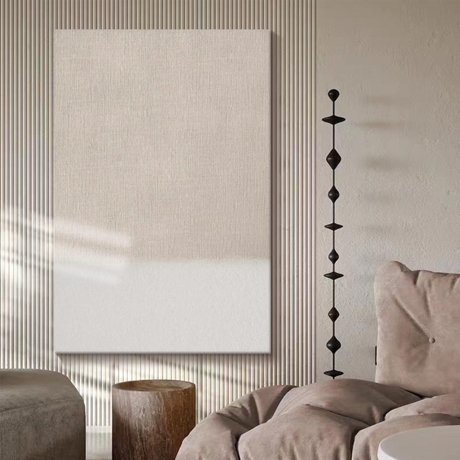 Oeuvre moderne de grande taille et peinture à l'huile pour décoration salon