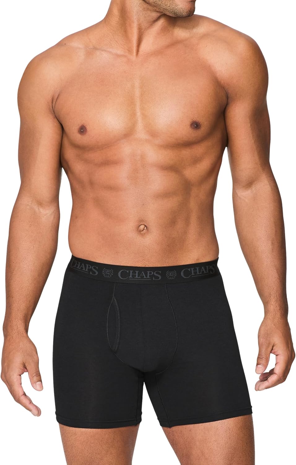 Chaps Men's Underwear, Stretch Cotton Boxer Briefs for Men, Moisture-wicking, 4-Pack - Image 2