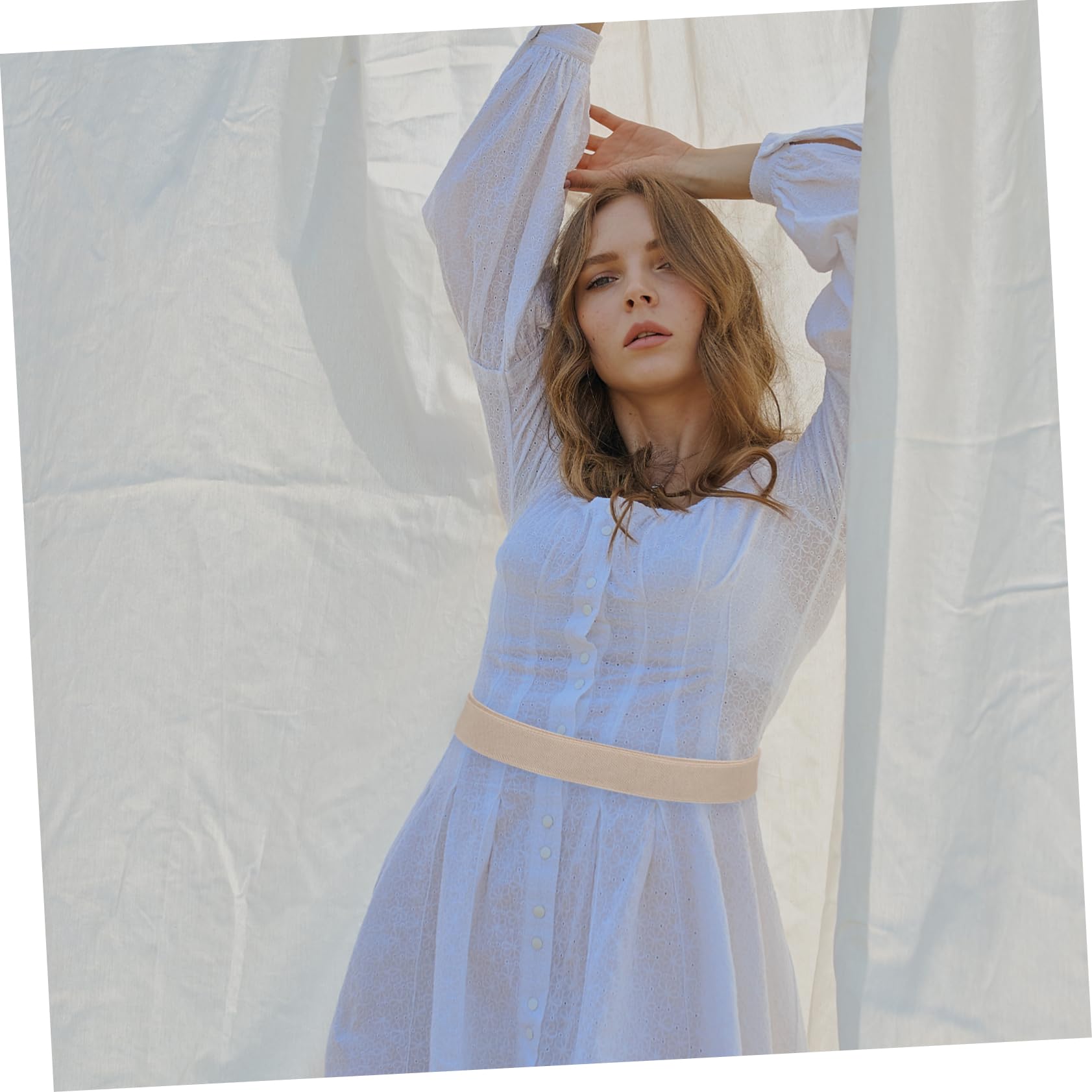 Holibanna Elastic Stretch Belt for Women Men Versatile Waist Belt for Jeans Chic Material for Any Occasion