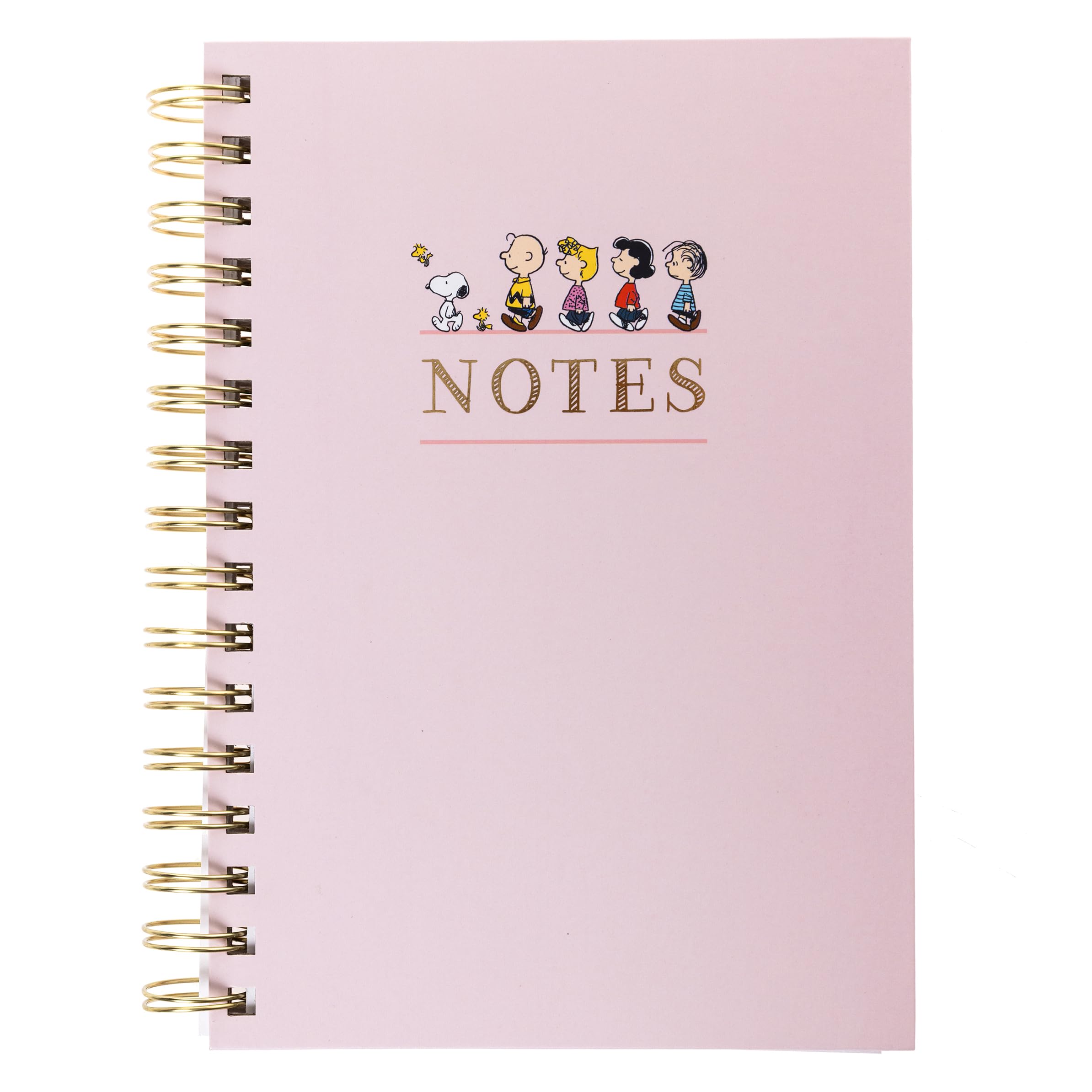 Graphique Peanuts Spiral-Bound Everyday Journal | Hardcover Notebook for Daily Writing | High Quality Paper Stationery for Office or Home | 6.25 x 8.25 Inches with 160 Lined Pages