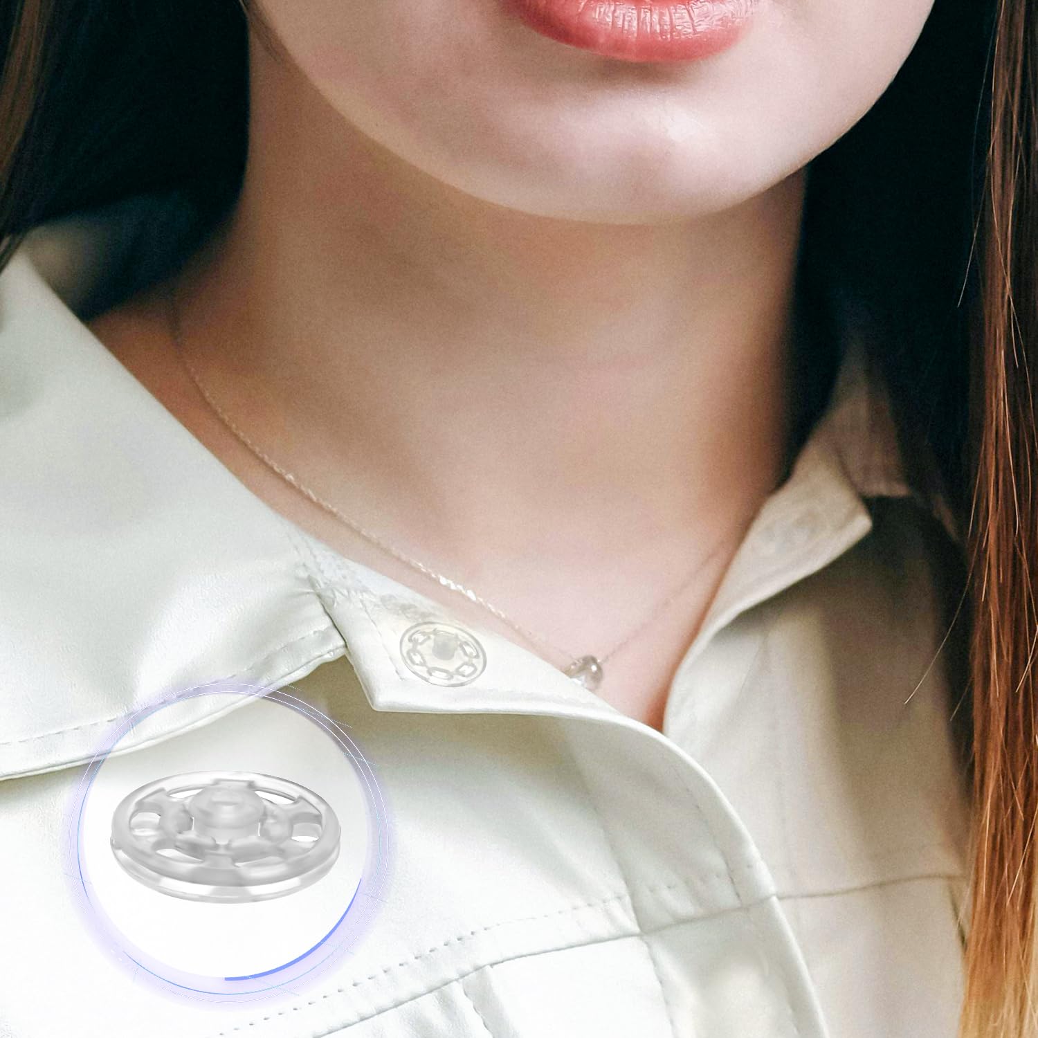 Lot De 100 Paires De Boutons Pression à Coudre En Plastique