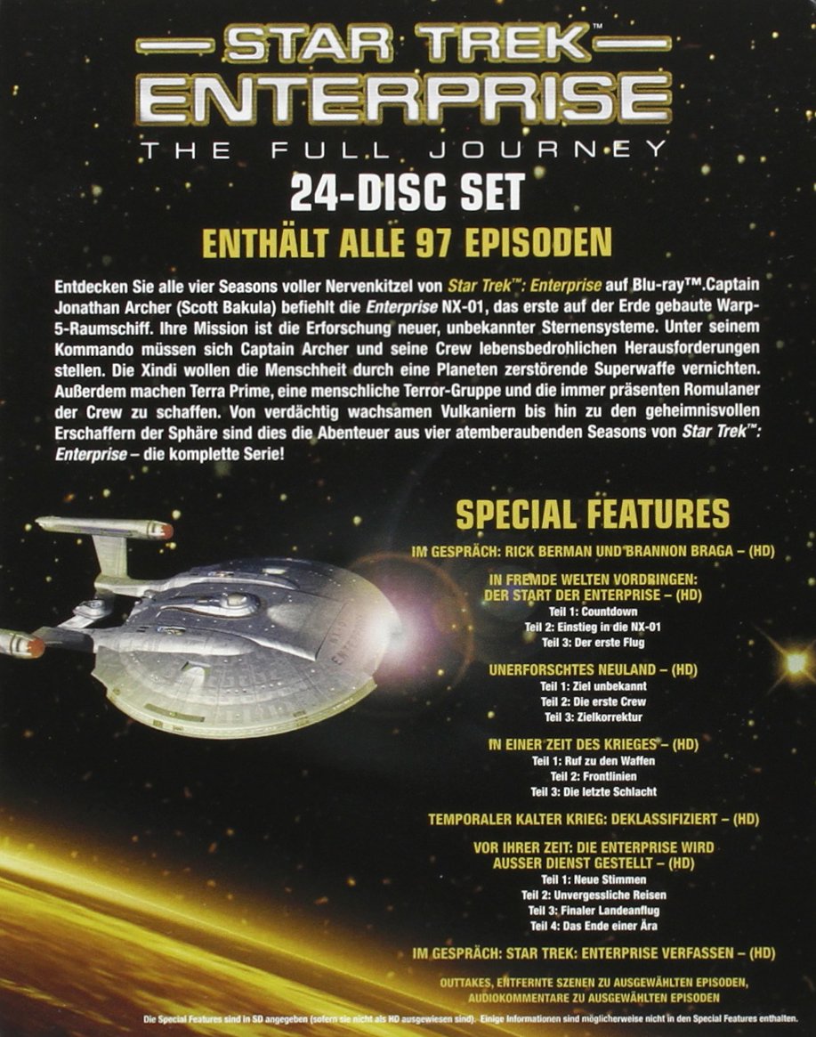 Star Trek - Enterprise/Season 1-4 [Blu-ray]