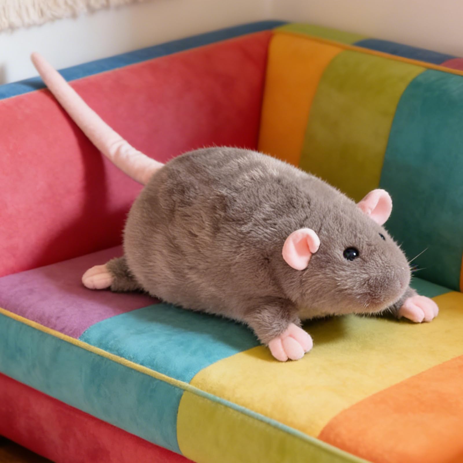 Plushie Śliczna symulacja Jumbo Pluszowa poduszka Lalka mysz