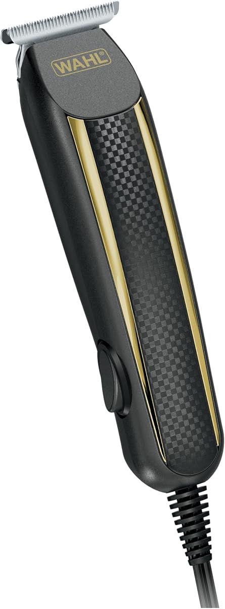 Recortador de barba y peluquero de retoque con cable Edge Pro sin golpes para hombres | Borde barbas, bigotes, líneas de cabello y barba incipiente con precisión sin protuberancias: modelo 9686-300