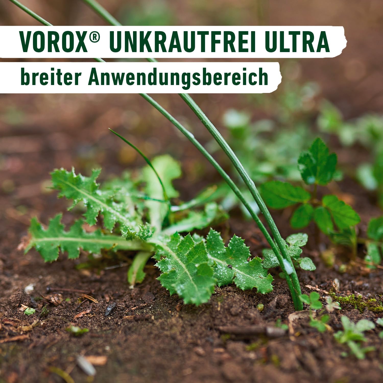 VOROX Unkrautfrei Ultra 450 ml - Hochwirksamer Unkrautvernichter mit Sofortwirkung, Sichtbarkeit ab 60 min - sicher für Umwelt und Haustiere