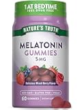 Nature's Truth Melatonin Gummies 5mg | 60 Count | Mixed Berry Flavor | Vegan, Non-GMO & Gluten Free Supplement