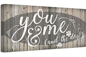 You and Me and the Dogs Wall Art - A Pawfect Addition to Your Abode!