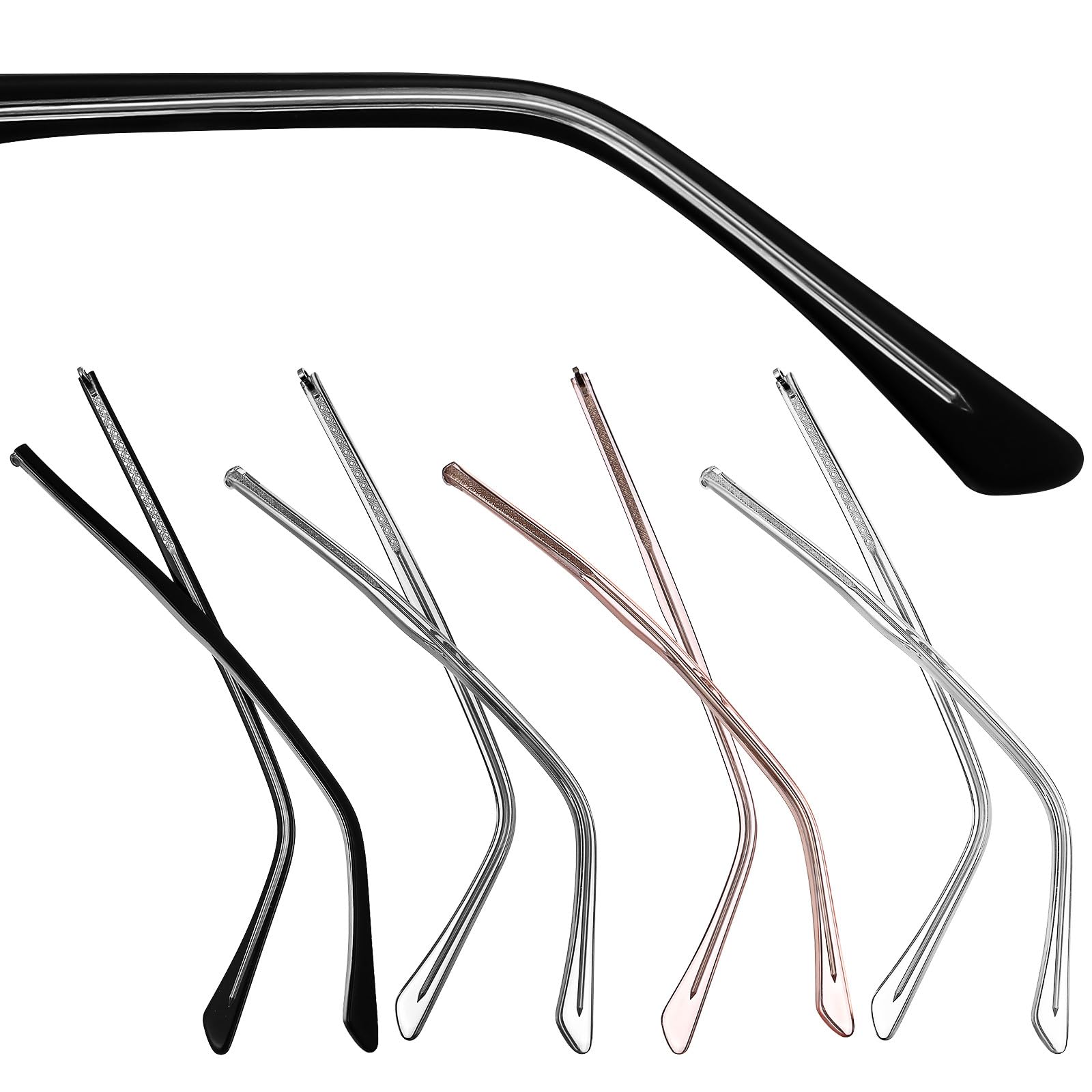 Branches de lunettes de remplacement TR90 légères pour éviter la pression - 8