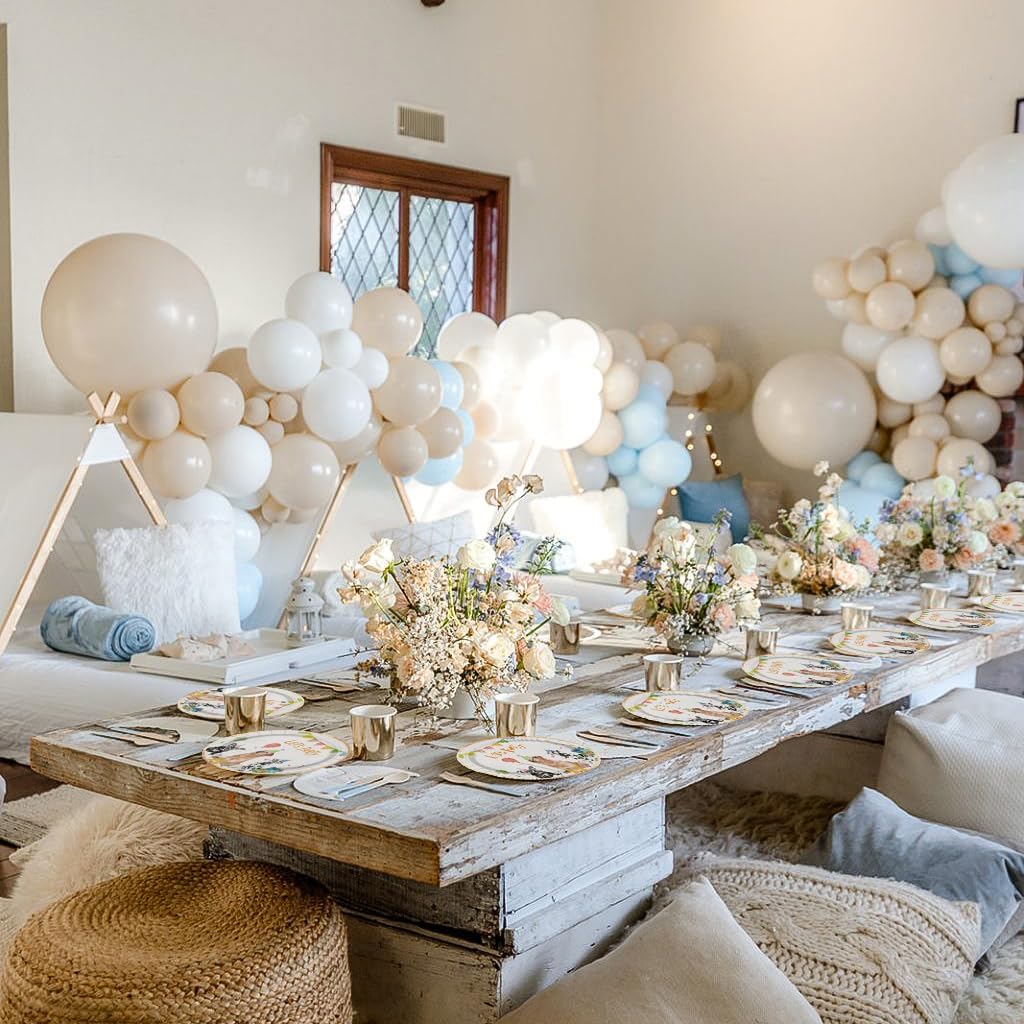 WRAPAHOLIC 25Pcs Birthday Paper Plates - 7 Inch Adorable Dog Disposable Plates Decorative Dessert Plates for Party Tableware Supplies Table Decor - Image 6