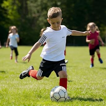 Football Kit for Kids Boys Girls Age 5-13,Football Shirts Training Sets with Shirts Shorts Regular Fit Sports Jersey