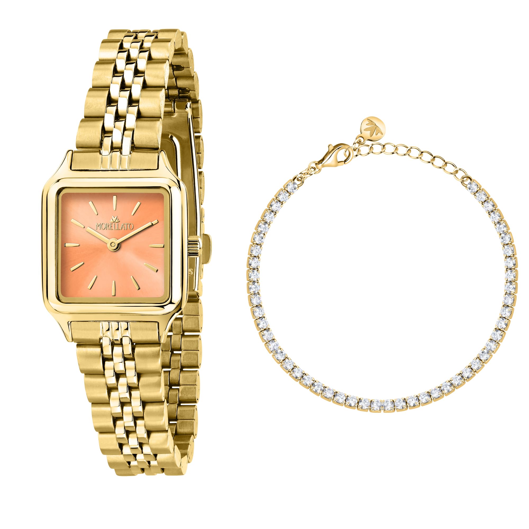 Morellato Damenuhr, Nur Zeit, Analog, 31 mm, Dafne-Kollektion, Special Pack mit Armband