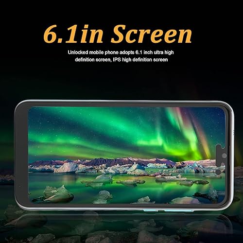 Miniatura 2 de Tbest Menos de 200 dólares desbloqueados, I14pro Max teléfono inteligente desbloqueado para Android 11 6.1in 4GB RAM 64GB ROM Teléfono móvil 128G