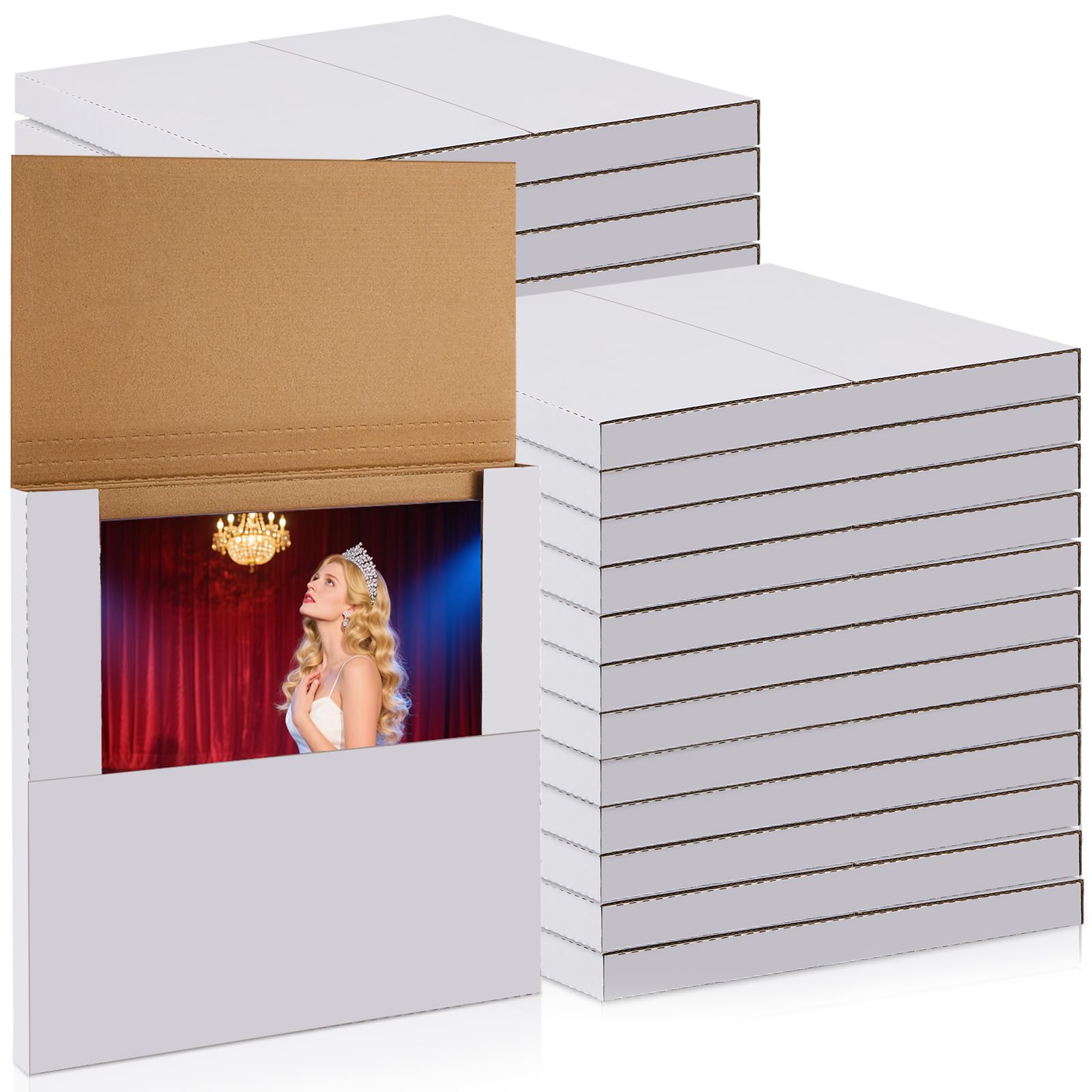 Tinlade 50 Pack Vinyl Record Shipping Boxes 12.5