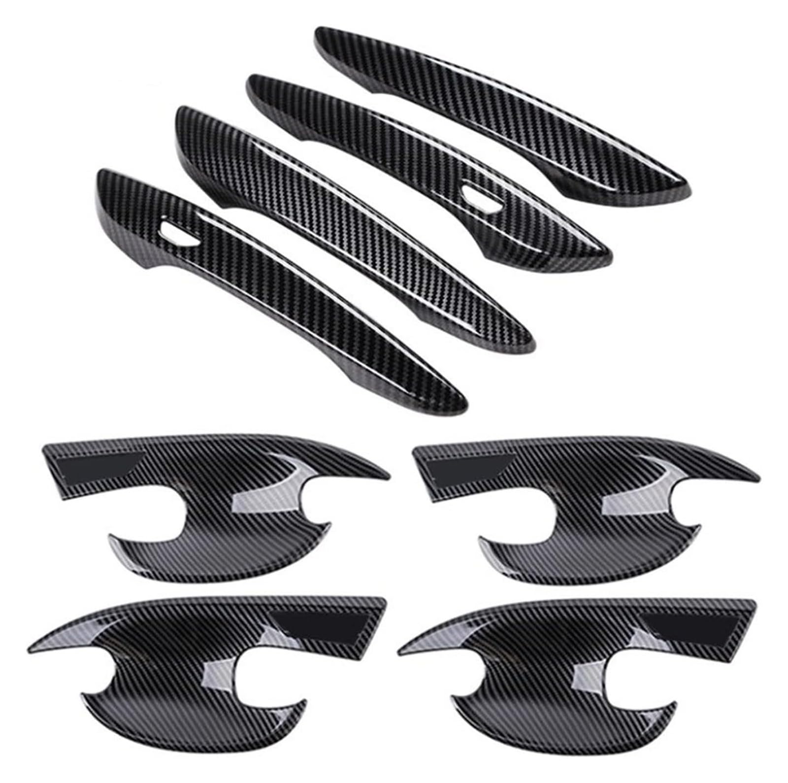 QWQTHGS Car Exterior Door Handle Cap for Mazda CX30 CX-30 2020 2021 2022 Side Door Handle Bowl Trim Cover Chrome Exterior(Chrome)