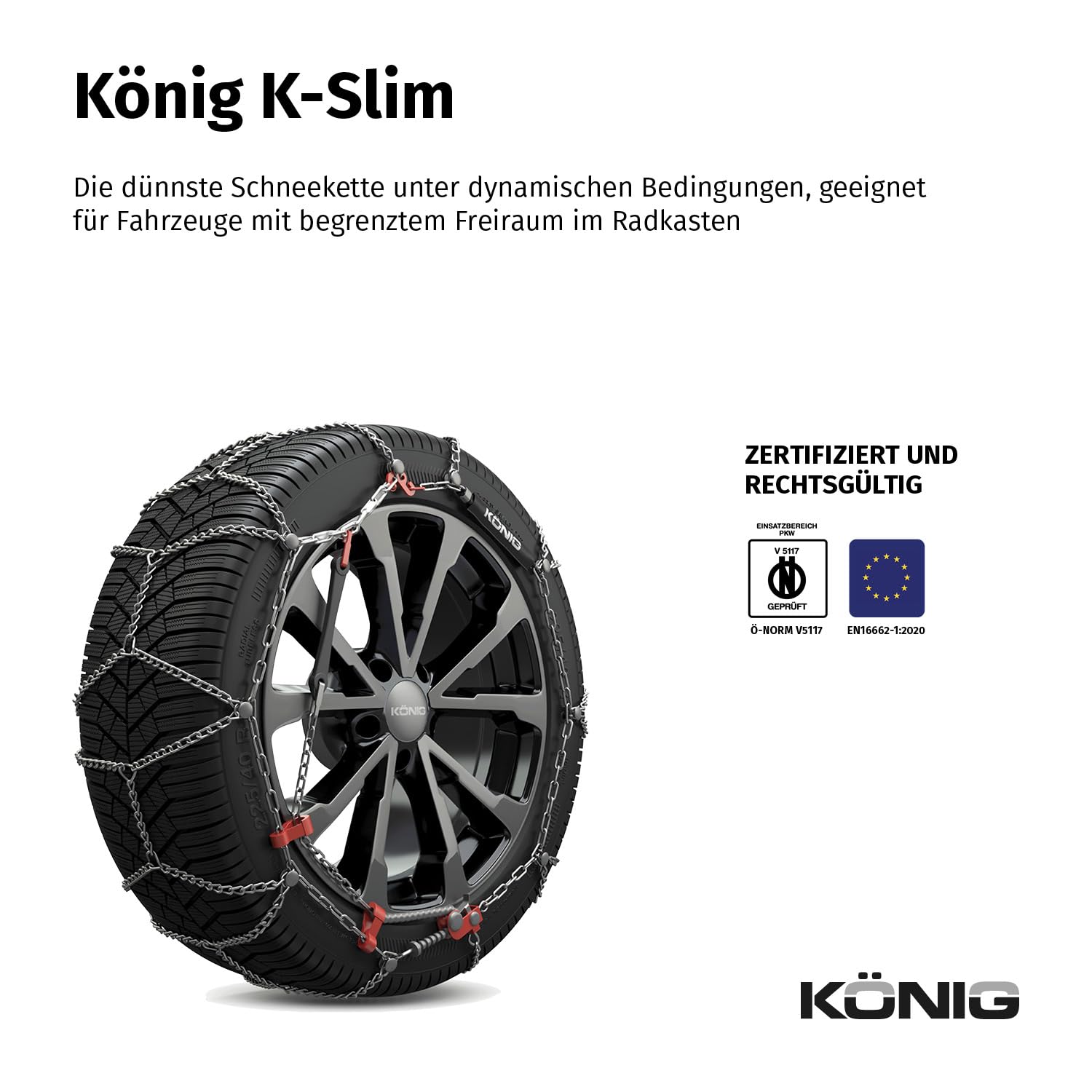 KÖNIG K-Slim 103 - Schneeketten