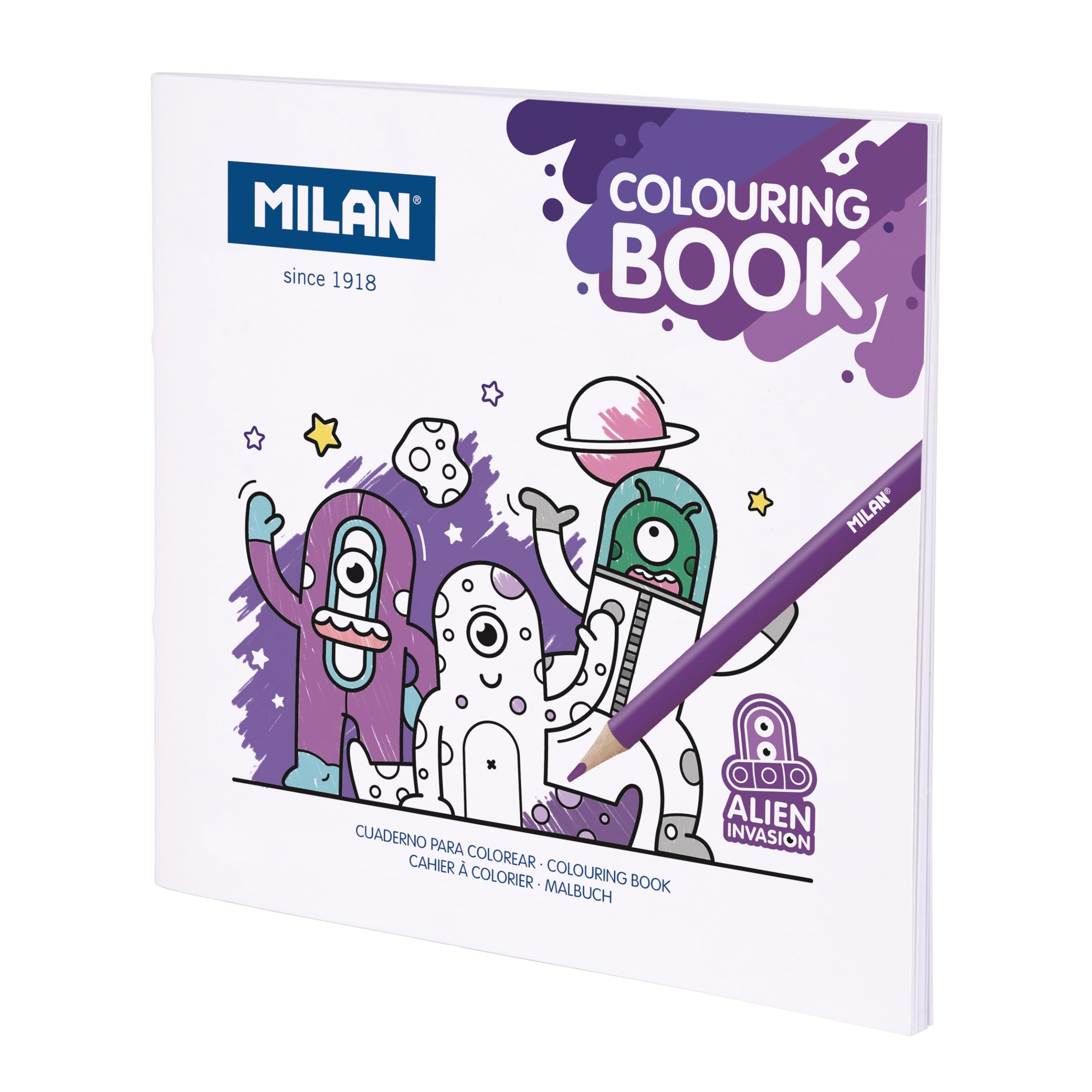MILAN® Alien Invasion Colouring Book
