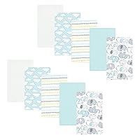 Vista 240 de Hudson Baby - Paños unisex de franela de algodón para bebé, bosque, talla única