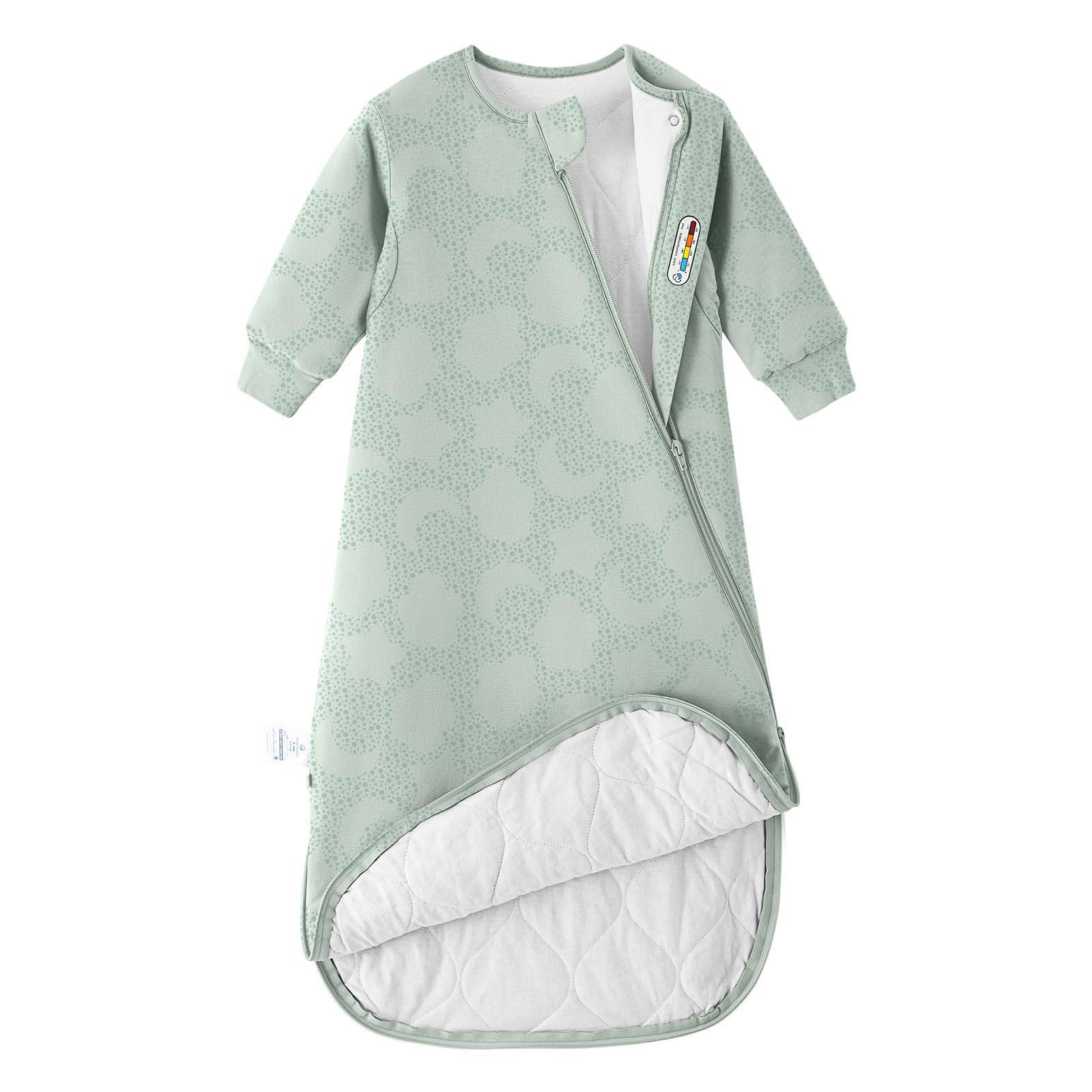kaiya baby Unisex Sleeping Bag for Babies and Toddlers 2.5 Tog Sleep Sack, Long Sleeve Sleep Sack, Wearable Blanket Baby