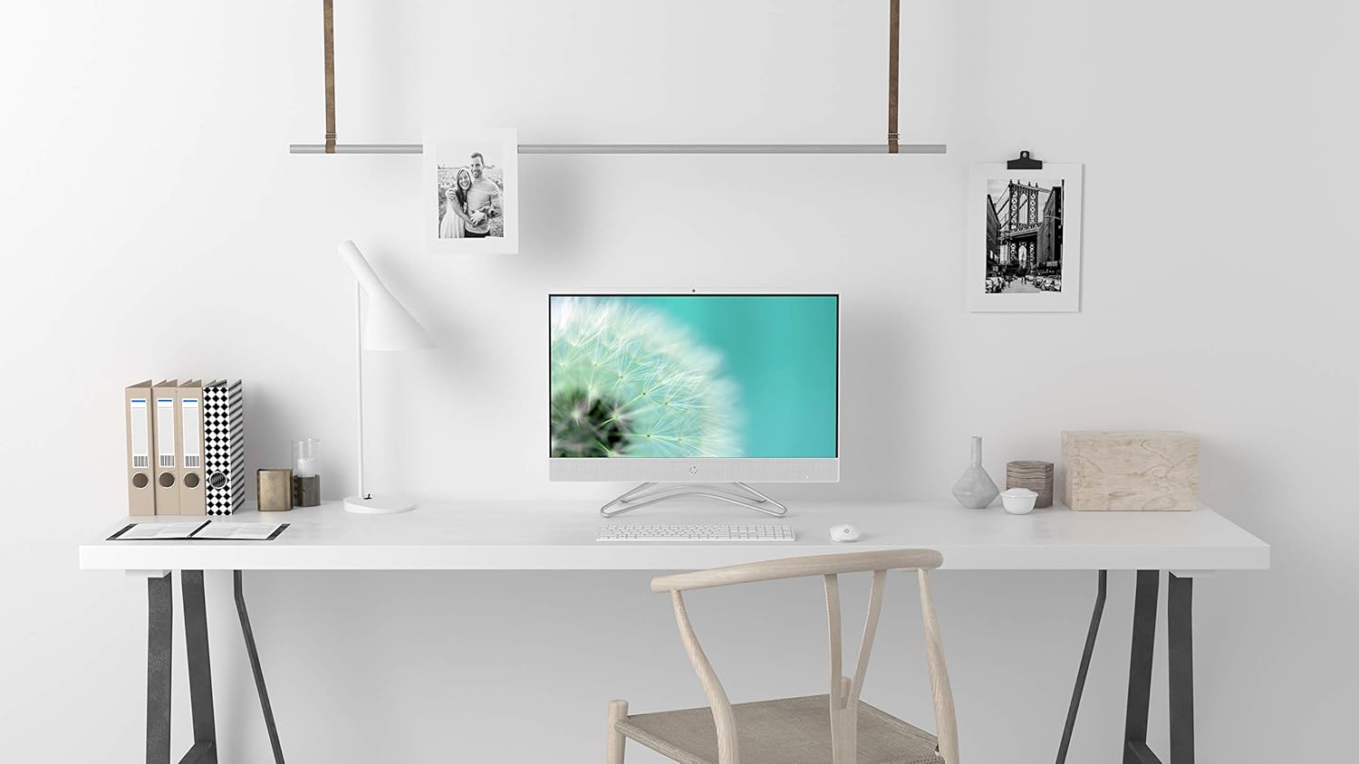 HP All-in-One 24-f0027SM - Intel Pentium, 8GB RAM, 1TB HDD, 23.8" Touchscreen, Serenity Mint