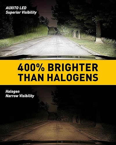 Miniatura 2 de AUXITO Bombillas LED 9007, 15000LM por juego, luces antiniebla LED HB5 400% más brillantes, 6500 K, blanco frío para reemplazo de halógenos, Plug