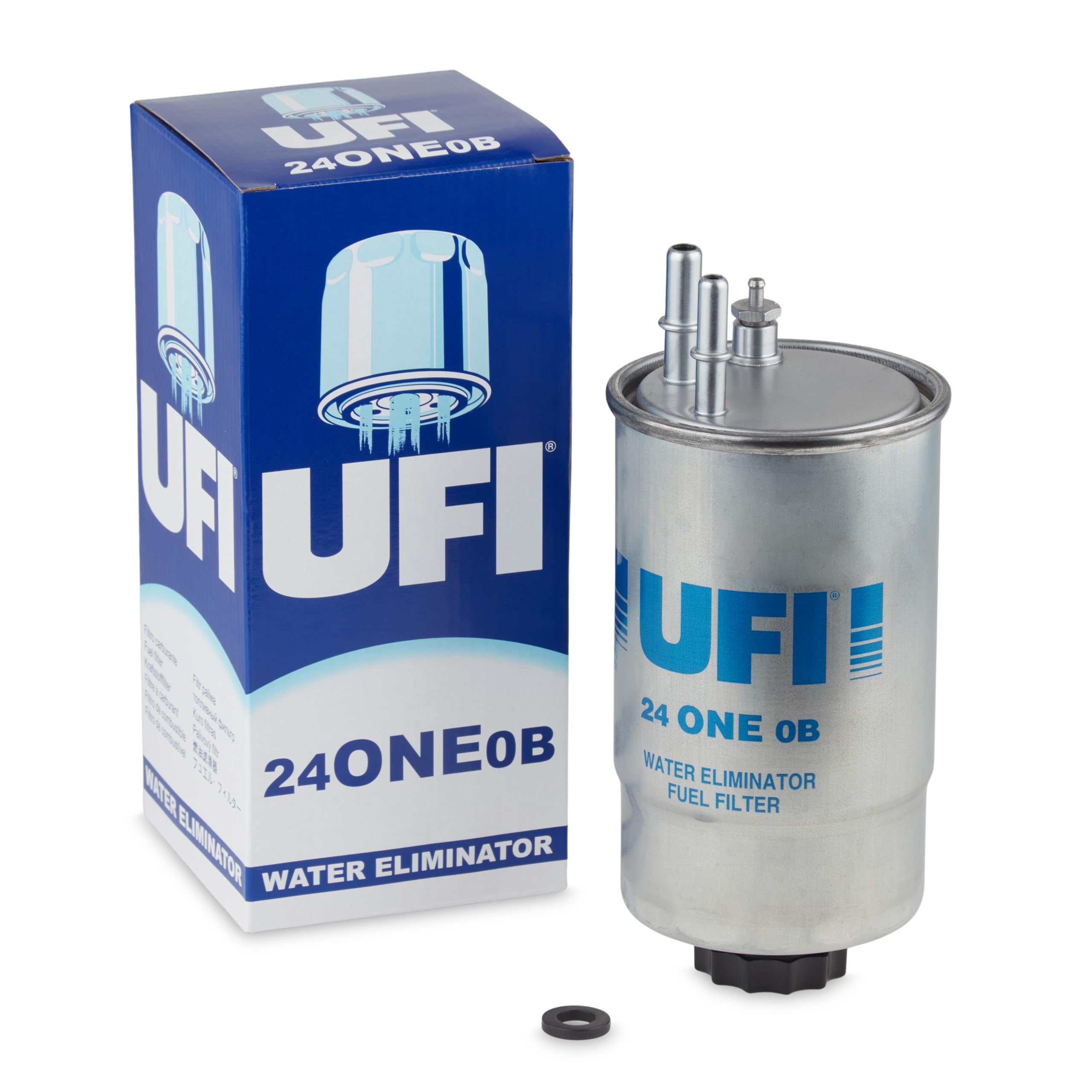 UFI Filters, Filtro Gasolio 24.ONE.0B, Filtro Carburante per Ricambio, Adatto ad Auto, Applicabile su Diversi Modelli come Citroen, Fiat e Peugeot