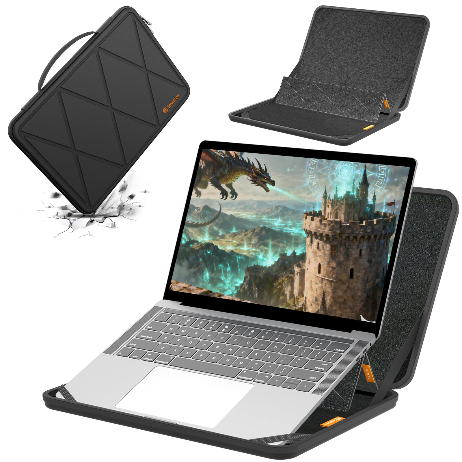 Smatree MS65 Protección rígida 14 Pulgadas Funda para portátil Compatible con MSI Cyborg 14 A13V/A13U/A13UCX, para Creator M14 A13V, para Venture 14/A14 AI+ Copilot+ PC,para Modern 14 H D13M