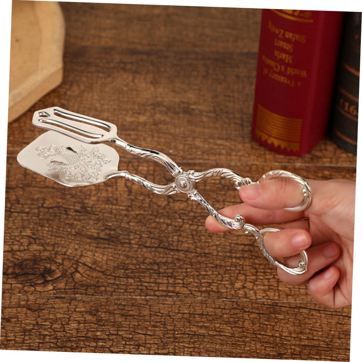 IMIKEYA 3piezas Clip De Pan Antideslizante De Inoxidable Para Buffet Herramienta De Cocina Práctica Para y Reuniones Familiares